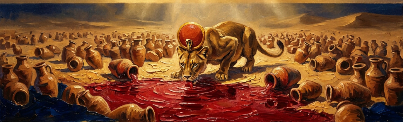 How did the sun god Ra stop bloodthirsty Sekhmet from wiping out humanity?