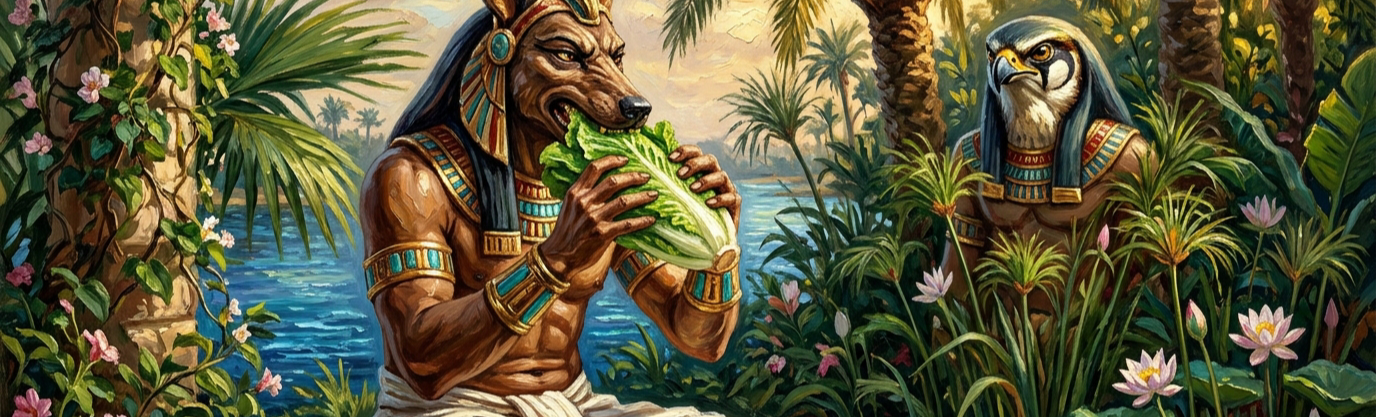 What vegetable did Horus secretly lace to utterly humiliate his uncle Set?