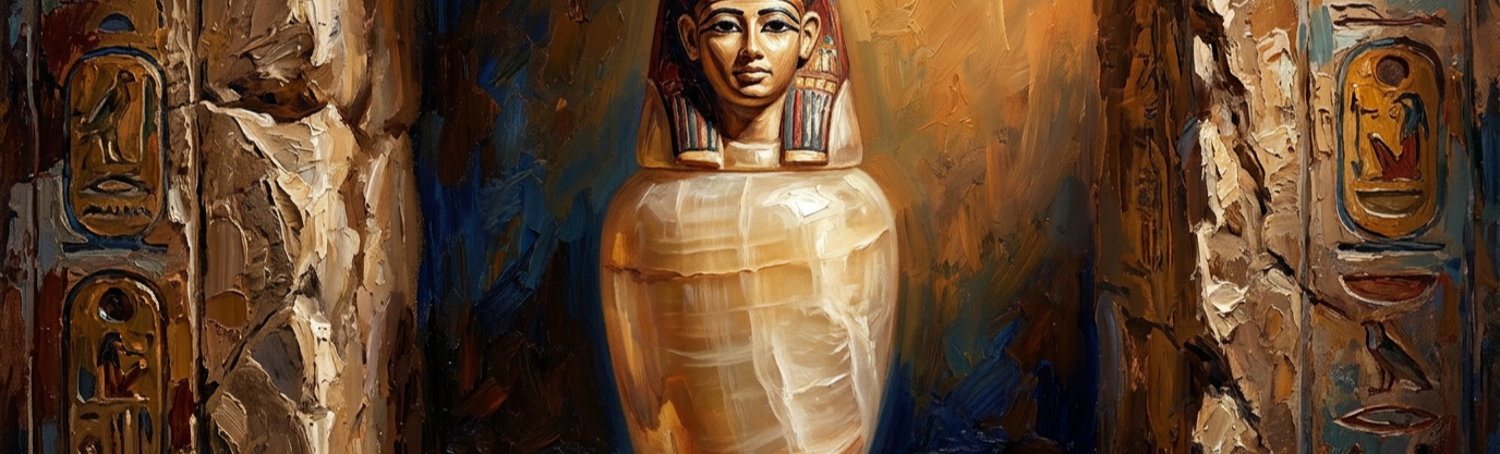 Which son of Horus guarded the mummified liver inside canopic stone jars?