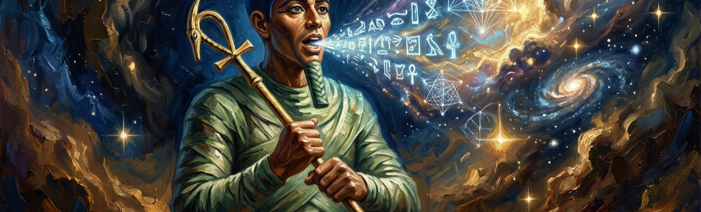 How did creator god Ptah fashion the universe according to Memphis priests?