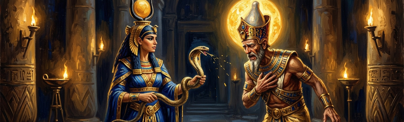How did goddess Isis force elderly sun god Ra to reveal his name?