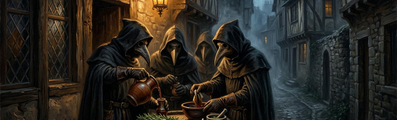 What sinister purpose did the legendary herbal concoction Four Thieves Vinegar originally serve?