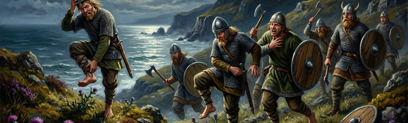 How did prickly wild thistles famously save Scotland from a midnight Viking invasion?