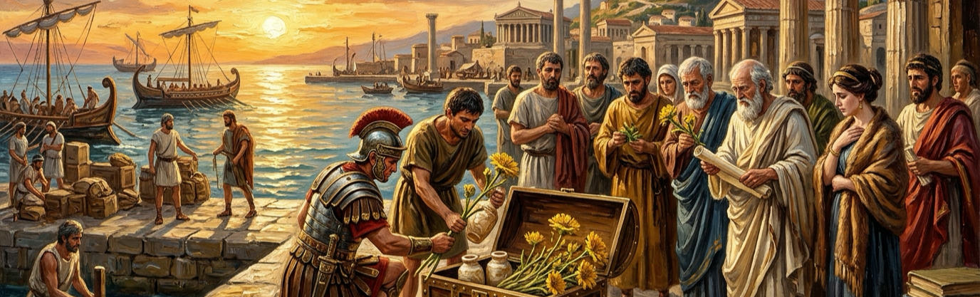 Which miraculous culinary herb was harvested to total extinction by the ancient Romans?