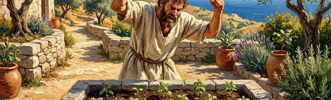 What bizarre ritual did ancient Greeks believe was necessary to make basil grow properly?