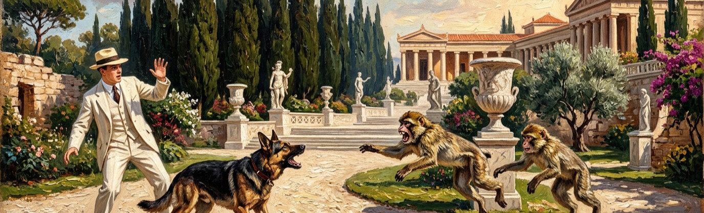 What bizarre backyard accident killed 27-year-old King Alexander of Greece in 1920?