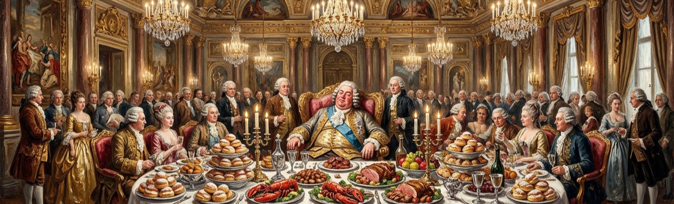 What killed King Adolf Frederick of Sweden after a royal banquet in 1771?
