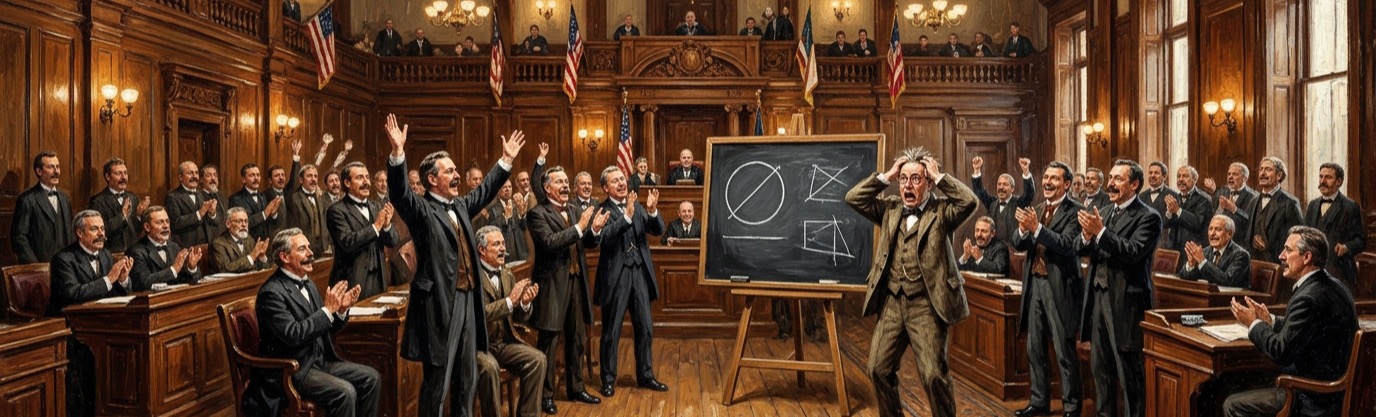 What did the Indiana House of Representatives vote 67–0 to legally change in 1897?
