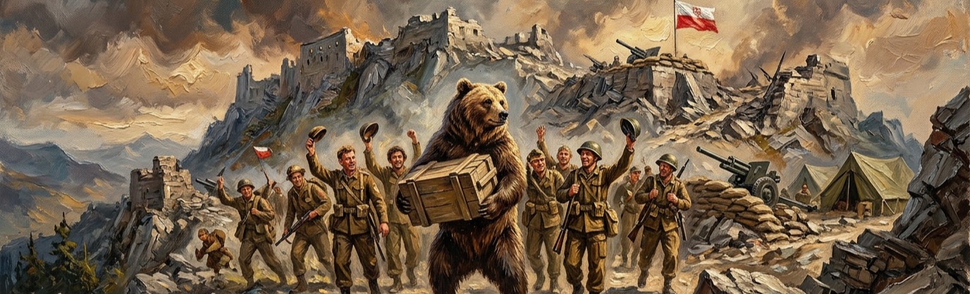 Why did the Polish Army officially enlist a 440-pound brown bear named Wojtek as a Private in WWII?