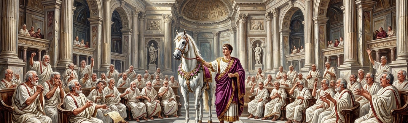 What high-ranking job did Emperor Caligula plan to give his racehorse?