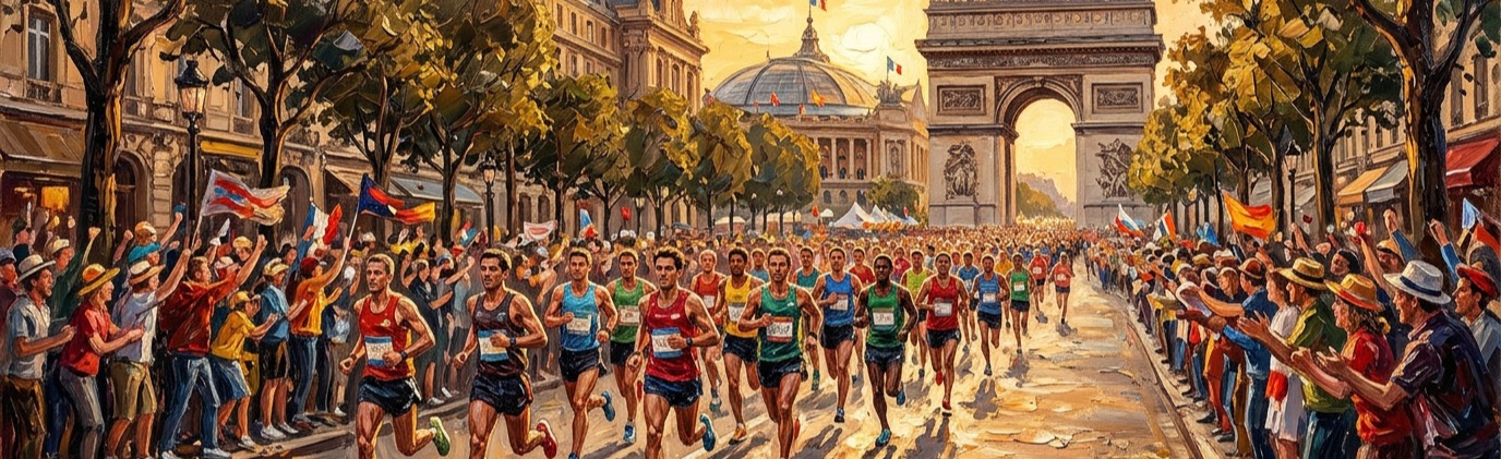 What is the exact official distance of a modern marathon race?