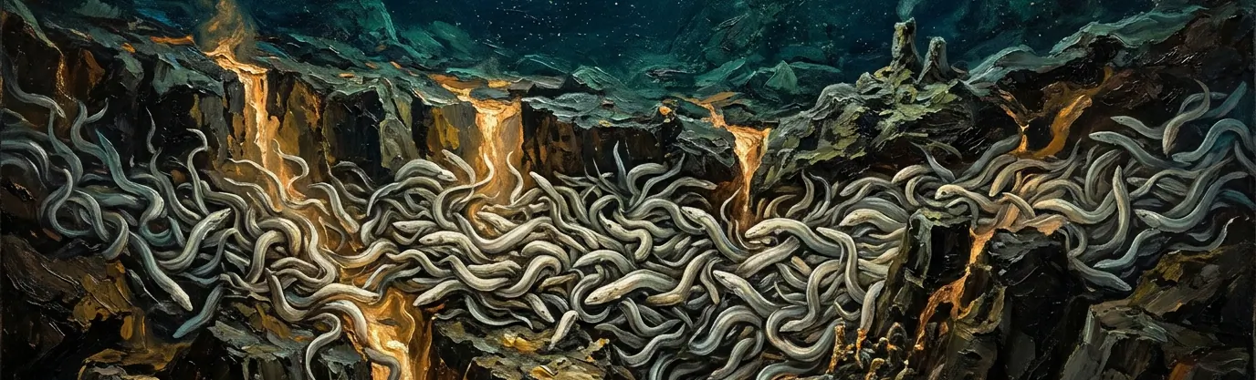 What mysterious underwater volcanic structure in American Samoa earned the moniker 'Eel City'?