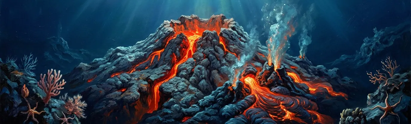 Which submarine volcano will eventually breach the Pacific to form Hawaii's next island?