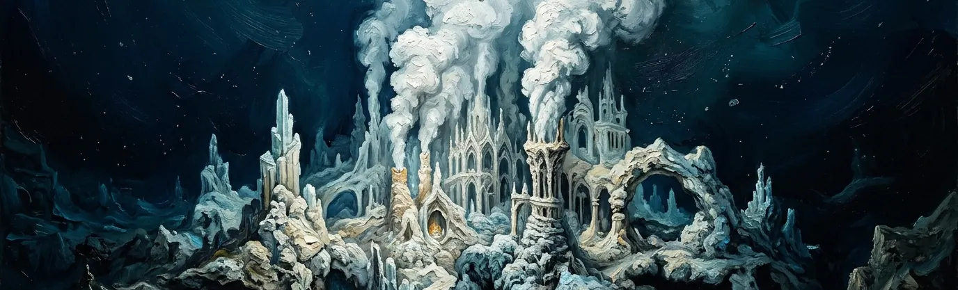What distinguishes white smoker hydrothermal chimneys from their darker, hotter black smoker cousins?