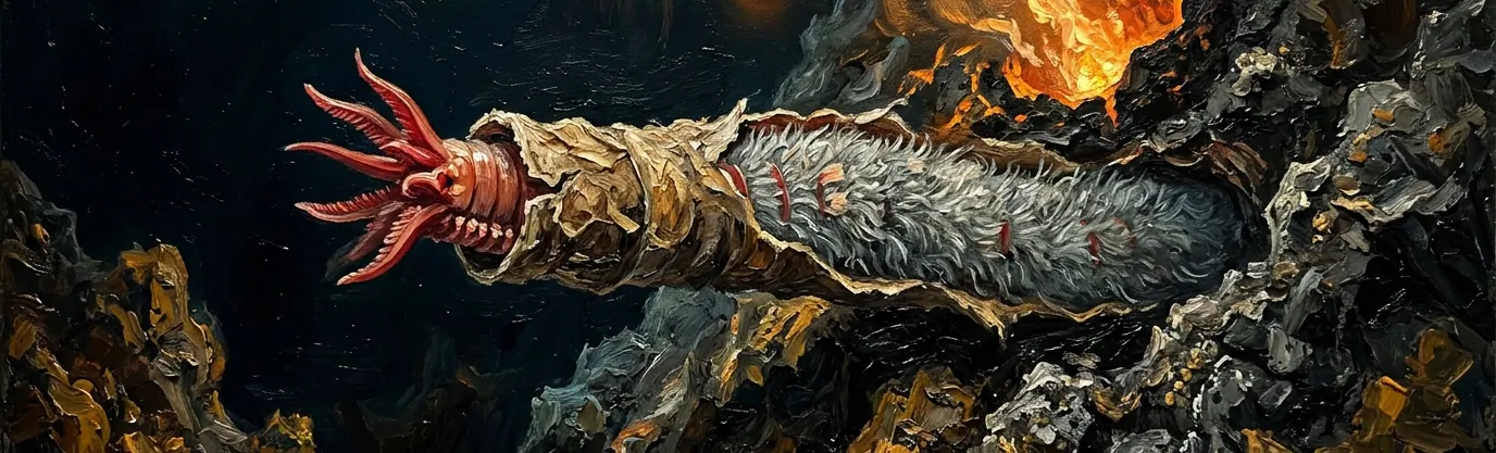 What remarkable adaptation enables the deep-sea Pompeii worm to survive 80°C hydrothermal water?