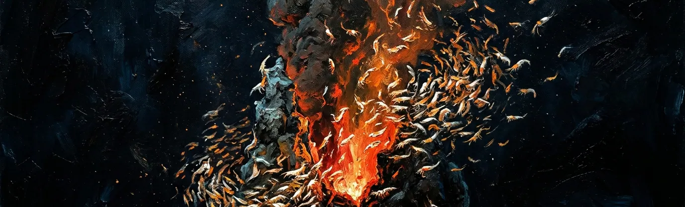 How do deep-sea vent shrimp navigate around pitch-black hydrothermal chimneys without eyes?
