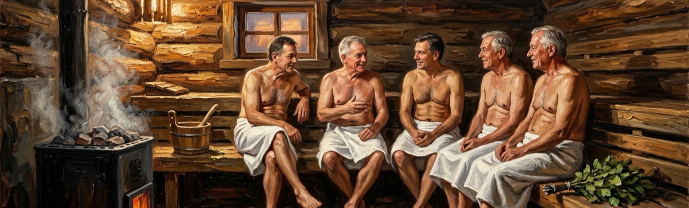 Why do Finnish parliamentarians regularly hold serious diplomatic meetings while sweating naked?