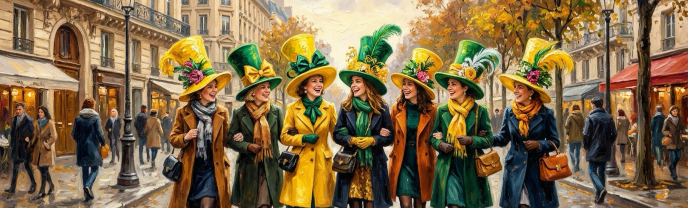 What bizarre hat must single 25-year-old French women wear on St. Catherine's Day?