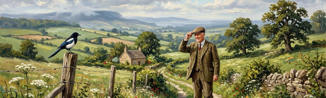 What sound must superstitious Brits whisper upon spotting a lonely single magpie bird?