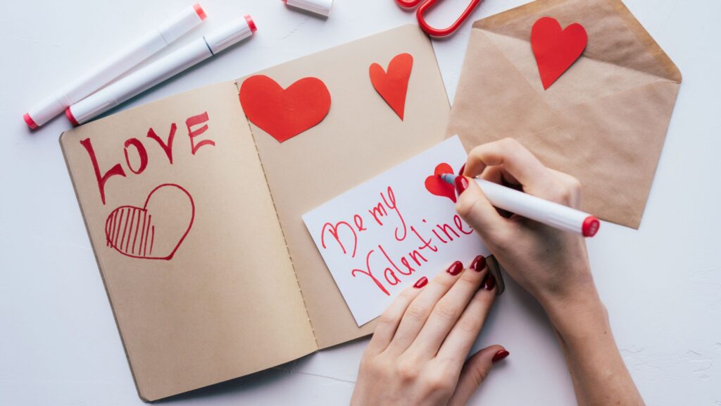 Valentine's Day Card Writing
